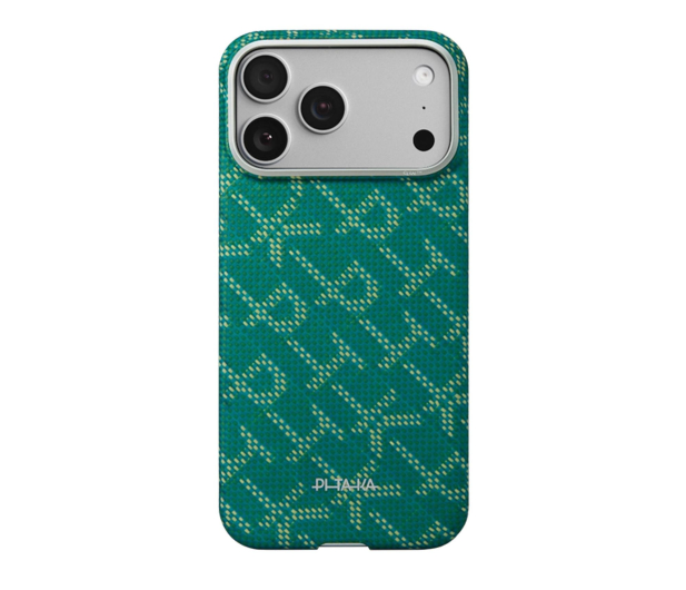PITAKA Ultra-Slim Case Monogram-Gold/Green iPhone 17 Pro Max - 1369582 - zdjęcie